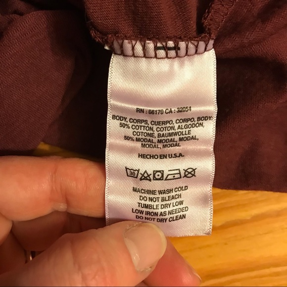 t.la Purple Ombré 3/4 Length Top, EUC, M - Picture 13 of 15